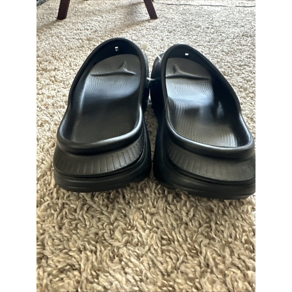 NWOT Hoka One One Sandals Womens 6 Ora Recovery Slide Black Casual Beach - Picture 6 of 8
